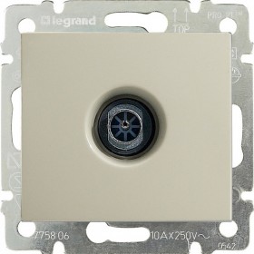 LEGRAND VALENA крем роз TV -простая 1,5дБ