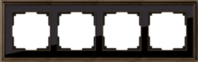 WL бронза/черный 4 рамка WL17-Frame-04