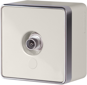 WL слоновая кость ТВ-розетка оконечная WL15-21-01