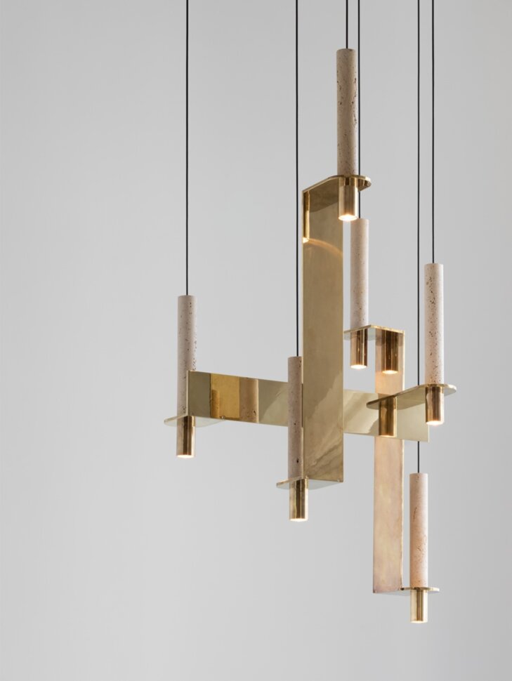 Подвесной светильник Copernicus 1110285P/6 GU10*6/brass+white