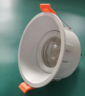 Св-к встр. Черный GU 10  90*90*H42mm круг 220V Без ламп(50шт)