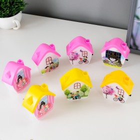 Ночник &quot;Домик&quot; LED от сети 220В белый бело-зеленый 7х7х7 см, МИКС 7306409