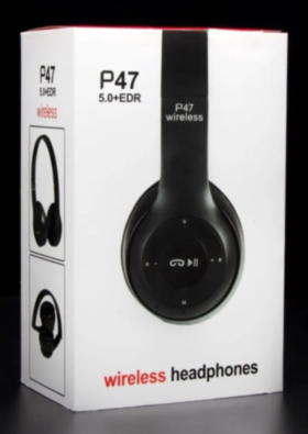 Наушники накладные беспроводные Wireless P47, ассорти