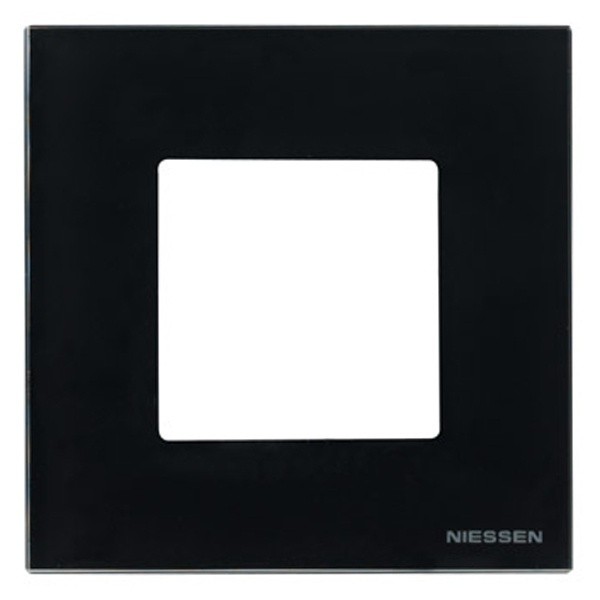 Abb NIE Рамка 1-постовая, 2-модульная, серия Zenit, цвет антрацит