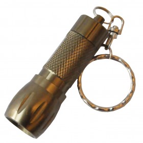 REV Светодиодный алюминиевый фонарь-брелок ALU600. бат 3хLR