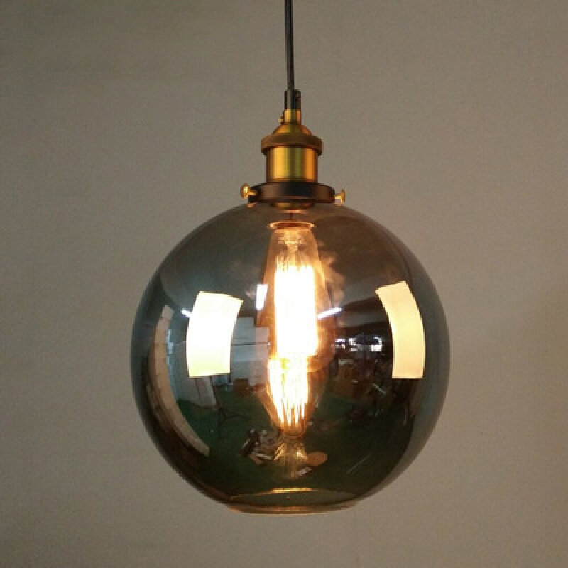 CH-005 Чашка шар G180 коричневым оттенком 200 * 180 патрон бронза