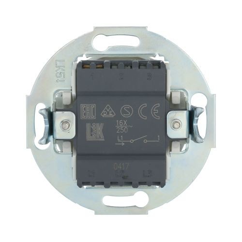 Выключатель 1-кл. (сх.1) 10А, 250В (бел.) LK Vintage 1кор.=200шт.