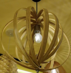 GL-2424B Люстра из ротанга 50*46*6cm