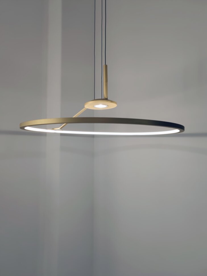 Люстра подвесная Gomeisa 119864P LED 22W  4000K/matt gold