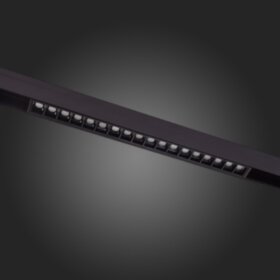 ST361.436.06 Магнитный трековый светильник Черный LED 1*6W 3000K 532Lm Ra>80 36о IP20 L115xW22xH44 48V