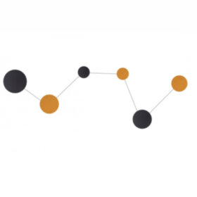 4211/51WL HIGHTECH ODL20 93 черн/золот/металл Настенный светильник провод 2,2м LED 29W GALAXY