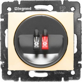 LEGRAND VALENA крем роз для акустических систем аудиорозетка 2-я
