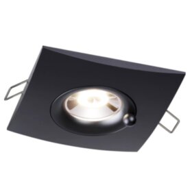 358790 SPOT NT21 202 черный Светильник встраиваемый светодиодный IP20 LED 15W 4000K 1600Лм 110-265V BIND