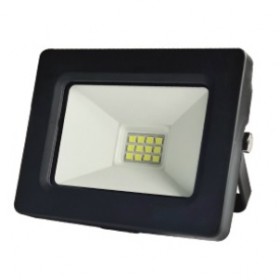 Прожектор с/д LE LED FL1  10W BLACK (1/60) IP65 холодный белый