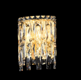 Бра хрустальное F1253-WB02 Золото