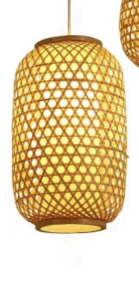 GL-2445 Люстра из ротанга 25*40cm