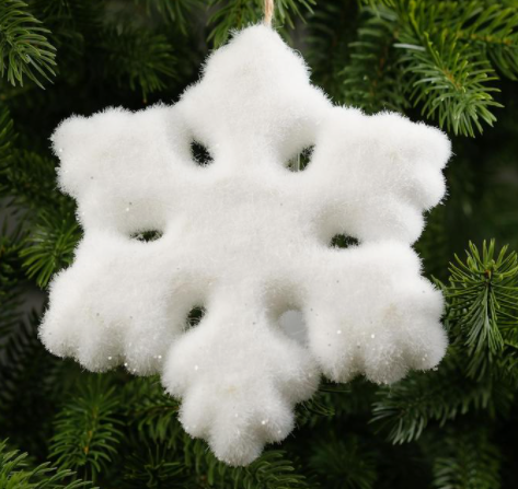 Фигура световая "Белая снежинка", 15х15 см, фиксинг, от батареек, Т/БЕЛЫЙ   4843978