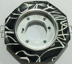 GX5301-1 черный+серебро(black+silver) 120*120*10MM 30шт./коробка