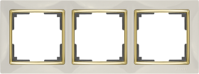 WL слоновая кость/золото 3-ая рамка WL03-Frame-03-ivory-GD
