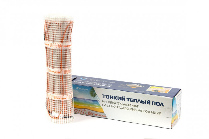 "Маты нагревательные двужильные TEPLOCOM МНД-15,0 - 1920 Вт