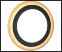 Свет-к с/д встраиваемый (круг) LE LED 2CLR 24W 3/6K (20)