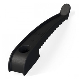 Держатель кабеля односторонний для прямого монтажа черный Промрукав