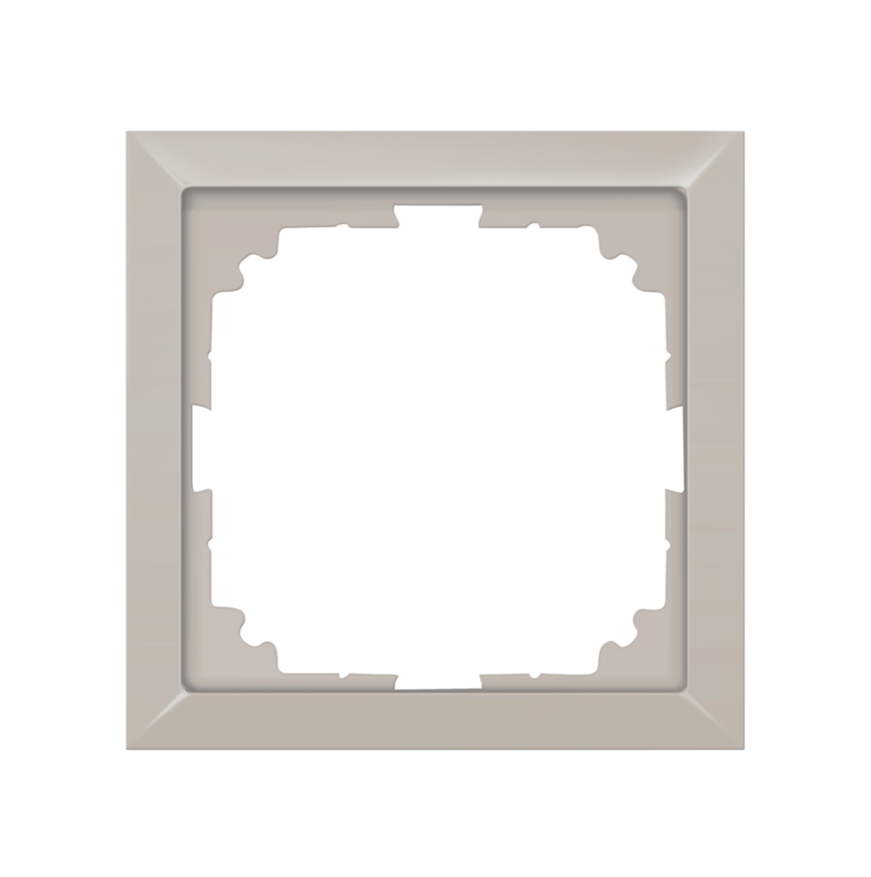 Рамка промежуточная для монтажа устройств 55х55, матовый кашемир