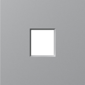 Donel A07 матовый серый накладка 1-я для розеток RJ45,TV,SAT