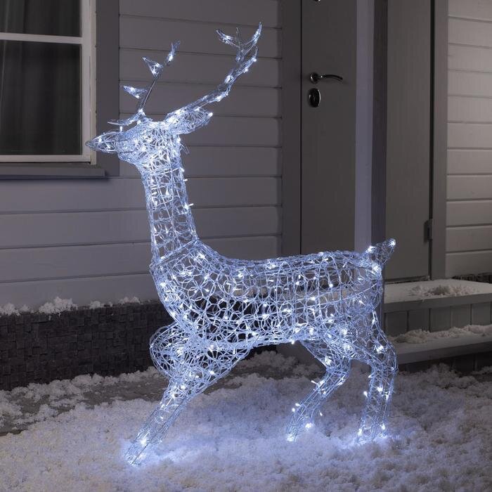 Фигура светодиодная "Олень" 140 см, 240 LED, 31V, БЕЛЫЙ 7028257