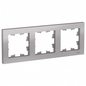 Рамка 3-м алюминий AtlasDesign