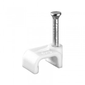 IEK СКОБА ПЛОСКАЯ  8мм /100/ ДЛЯ КАБЕЛЯ