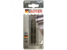 Пилки для лобзиков Ritter по стали Т118G HSS 75/50мм, шаг 0,9 мм 28TPi (2 шт. в уп.) (MPS, Германия)
