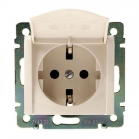 LEGRAND VALENA крем роз с\з с крышкой