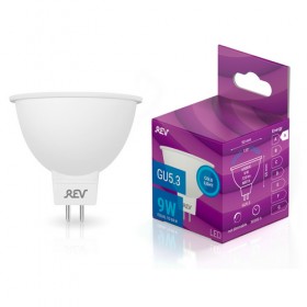 REV Лампа сд MR16 GU5.3 9W, 6500K, дневной свет