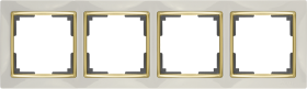 WL слоновая кость/золото 4-ая рамка WL03-Frame-04-ivory-GD