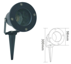 Светодиодный садовый светильник под лампу GU10 IP65 (20шт)