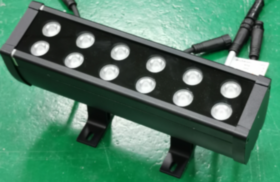 Светодиодный линейный прожектор  OSRAM L250*66*71mm  24W DC24V RGB DMX512