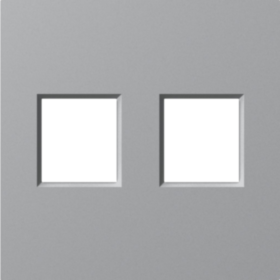 Donel A07 матовый серый накладка 2-я для розеток RJ45,TV,SAT