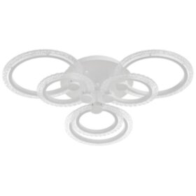 Люстра с ПДУ 59120/6WT LED 120Вт 3000-6000К диммер белый 65х65х10 см   5109296