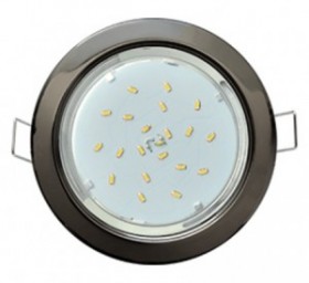 Ecola GX53 H4 св-к  Черный хром (кратно 10!) 38x106 FB5310ECB