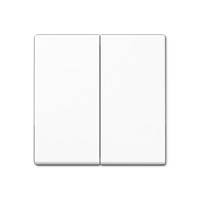 Jung Серия ECO Profi. Клавиши для сдвоенного выключателя, белые