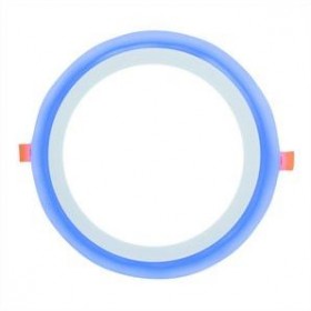 Свет-к с/д встраиваемый (круг, голубое свечение) LE LED 2BCLR 24W 3/6K(20)