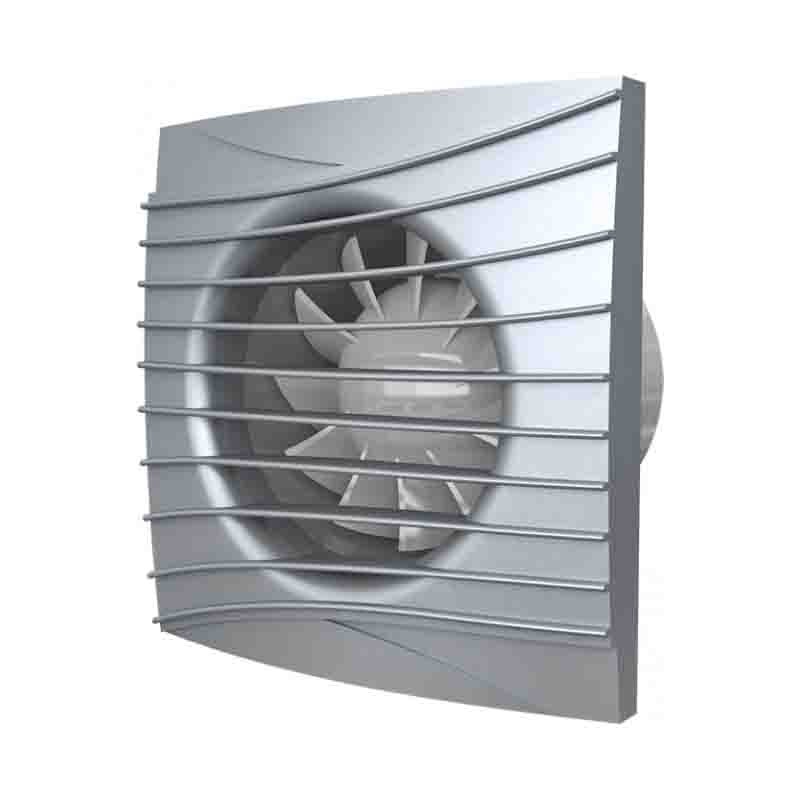 Вентилятор вытяжной Viento 100С gray metal