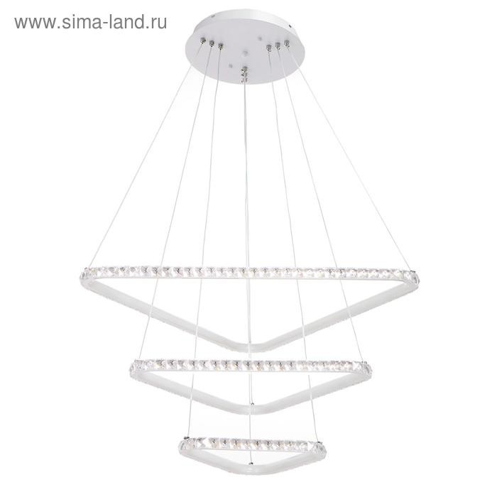 Люстра с ПДУ 59917/3 LED 180Вт 3000-6000К белый 66х66х2,5-102 см   4908748