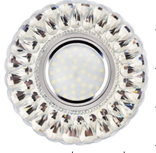 K1673L-1 серебро (silver)/прозрачный (clear)