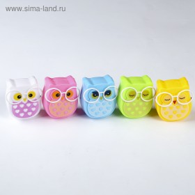 Ночник "Совенок" 220V 0,1W сохраняет энергию МИКС 7,5х7,5х3,7 см 1361229