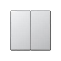 Jung Серия ECO Profi. Клавиши для сдвоенного выключателя; алюминий