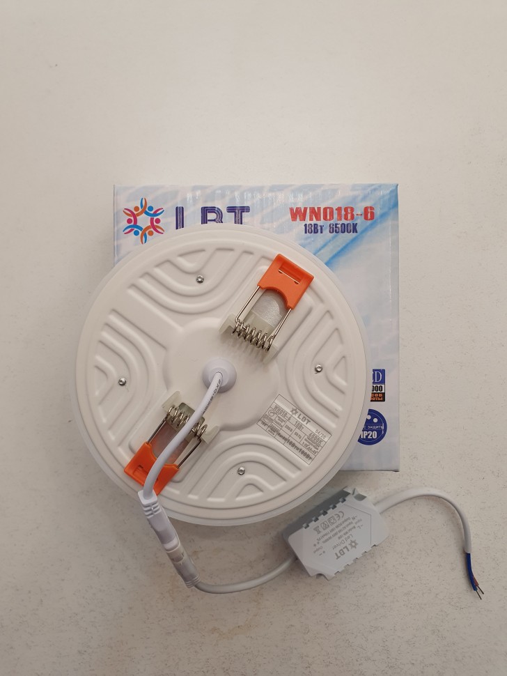 LBT Светодиодный вст-й свет-к WN018-6 6500 （18W) круг