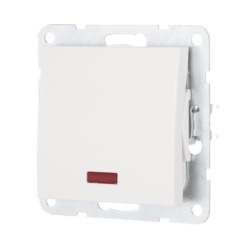 Выключатель 1-кл.  (сх.1) 16 A. 250 B (бел.) LK60 (20шт) 1 кор.=200шт.