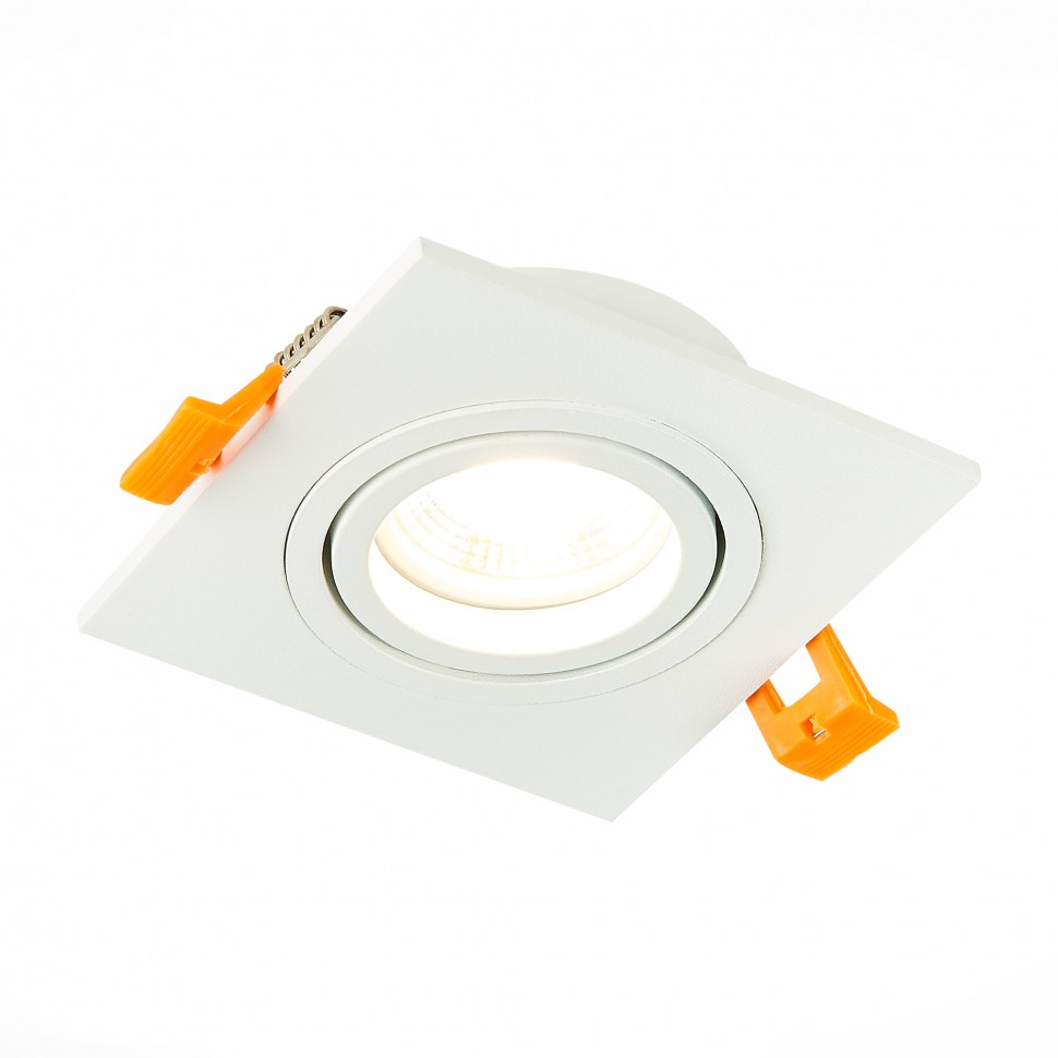 Св-к встр. Белый GU10 1*50W IP20 L92xW92xH36 220V Без ламп(100шт)